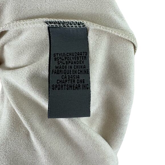 One by Chapter One NWT Cream Suede Jogger Pants Large - Picture 7 of 8